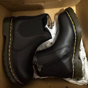 Dr. Martens Black Kids Boots